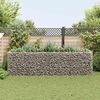 vidaXL Gabion høybed stål 360x90x100 cm