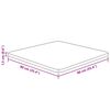 vidaXL Firkantet bordplate m&oslash;rkebrun 90x90x1,5 cm behandlet heltre eik
