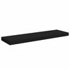 vidaXL Flytende vegghyller 2 stk svart 80x23,5x3,8 cm MDF