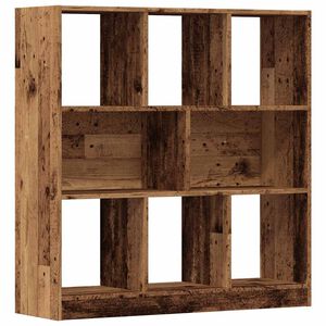 vidaXL Bokhylle gammelt tre 97,5x29,5x100 cm konstruert tre