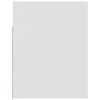 vidaXL Hengende skap "Lyon" hvit 60x31x40 cm konstruert tre