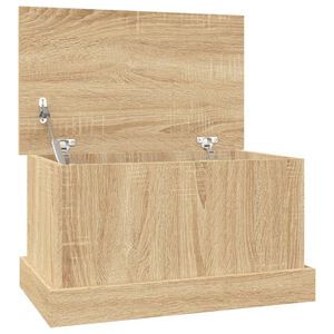vidaXL Oppbevaringsboks Sonoma eik 50x30x28 cm konstruert tre