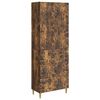 vidaXL Skapsett 2 stk. 66 x 34,5 x 90 cm Konstruert tre R&oslash;kt Eik