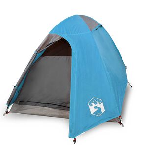 vidaXL Kuppeltelt for camping 1 person bl&aring; vanntett