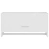 vidaXL Garderobe hvit 70x32,5x35 cm konstruert tre