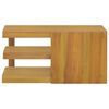 vidaXL Veggmontert baderomsskap 60x45x30 cm heltre teak