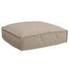 vidaXL Pallepute for sete Gråbrun 50 x 50 x 12 cm Oxford-stoff