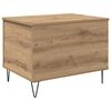 vidaXL Kaffebord Artisan Eik 60 x 44,5 x 45 cm Konstruert tre