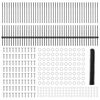 vidaXL Gjerde med stolpe Gr&aring; 1 x 100 m St&aring;l og PVC