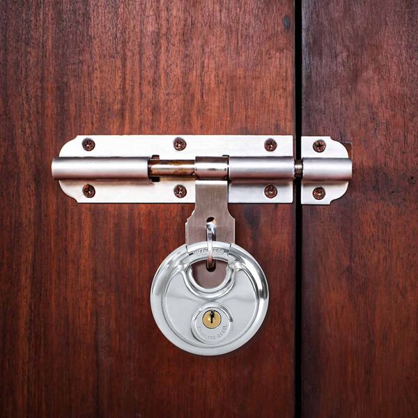 vidaXL Discus-l&aring;ser med n&oslash;kler s&oslash;lv Rustfritt St&aring;l