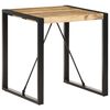 vidaXL Spisebord 70x70x75 cm grov heltre mango