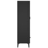 vidaXL Highboard svart 70x31x115 cm konstruert tre