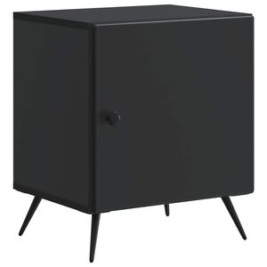 vidaXL Nattbordskap Svart 43 x 34,5 x 50 cm Konstruert tre