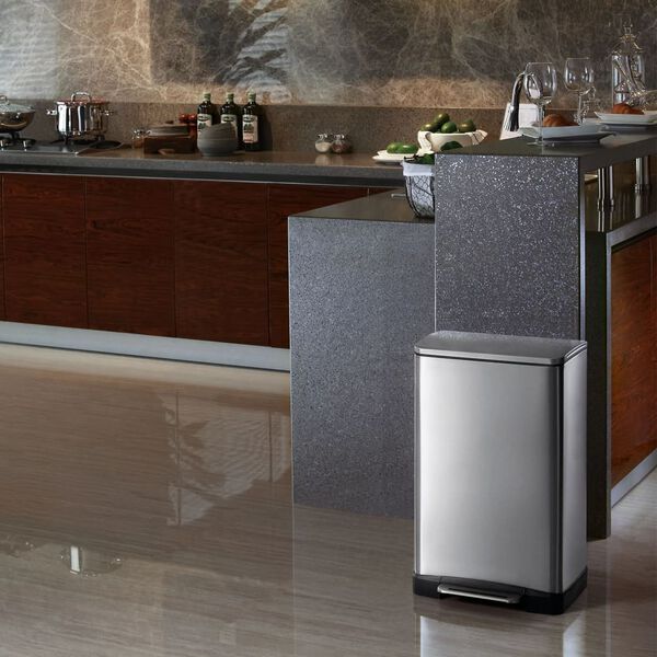 EKO Pedalb&oslash;tte E-Cube 40 L matt s&oslash;lv