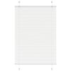 vidaXL pliss&eacute;gardin Hvit 90x100 cm Stoff Bredde 89,4 cm Polyester