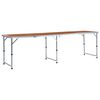 vidaXL Sammenleggbart campingbord aluminium 240x60 cm