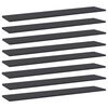 vidaXL Hylleplater 8 stk gr&aring; 100x20x1,5 cm sponplate