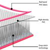 vidaXL Oppbl&aring;sbar gymnastikkmatte med pumpe 200x200x10 cm PVC rosa