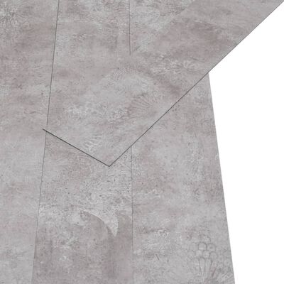 vidaXL Selvklebende PVC-gulvplanker 5,21 m² 2 mm jordgrå