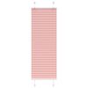 vidaXL pliss&eacute;gardin Rosa 40x100 cm Stoff Bredde 39,4 cm Polyester