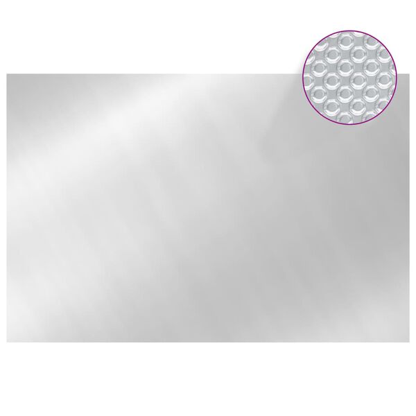 vidaXL Bassengtrekk sølv 300x200 cm PE