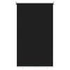 vidaXL Utend&oslash;rs Rullegardin 90% UV-blokk Svart 80 x 140 cm HDPE