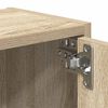 vidaXL Bokhylle sonoma eik 40x24x52 cm konstruert tre
