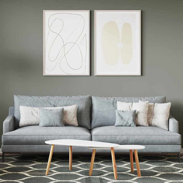 vidaXL Vaggmaling Grå 16,5 x 16,5 x 16 cm Veggdart