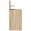vidaXL Nattskap med 2 skuffer 2 stk sonoma eik 38x34x80 cm