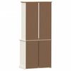 vidaXL Highboard VIGO hvit 80x40x176 cm heltre furu