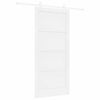 vidaXL Skyved&oslash;r 93 x 202 cm Konstruert tre Hvit