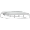 vidaXL Sengeramme uten madrass hvit 180x200 cm