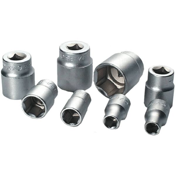 Brüder Mannesmann Pipenøkkelsett 61 deler 3/8" 2045