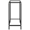 vidaXL Konsollbord gjennomsiktig 60x35x75 cm herdet glass