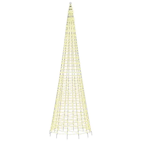 vidaXL LED Juletre 1534 LEDs Varm Hvit 500 cm