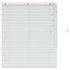 vidaXL Venetiansk persienne Hvit 105 x 130 cm 35 mm