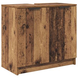 vidaXL Baderomsskap Gamle tre 64,5 x 33,5 x 59 cm Konstruert tre
