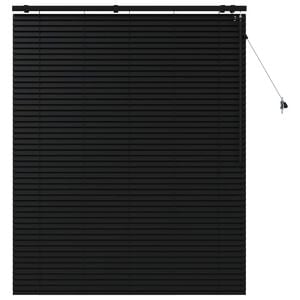 vidaXL Venetiansk persienne Svart 130 x 160 cm 35 mm