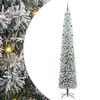 vidaXL Kunstig juletre med 300 LED gr&oslash;nn 270 cm PVC og st&aring;l og plast