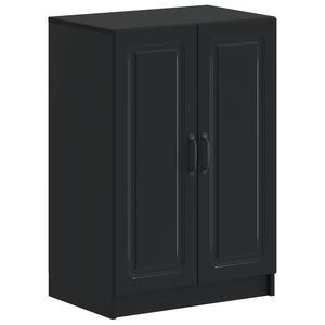 vidaXL Sko Skap UTRECHT 59,5 x 39,5 x 87 cm Konstruert tre Svart