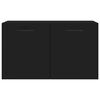 vidaXL Veggskap svart 60x36,5x35 cm konstruert tre