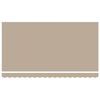 vidaXL Innvendbar Markise Beige 400 x 200 cm stoff