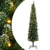 vidaXL Kunstig slankt juletre 300 LED 210 cm