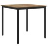 vidaXL Spisebord 80 x 80 x 75 cm Konstruert tre Artisan eik Torget