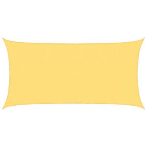 vidaXL Solseil 160 g/m&sup2; beige 2x3,5 m HDPE