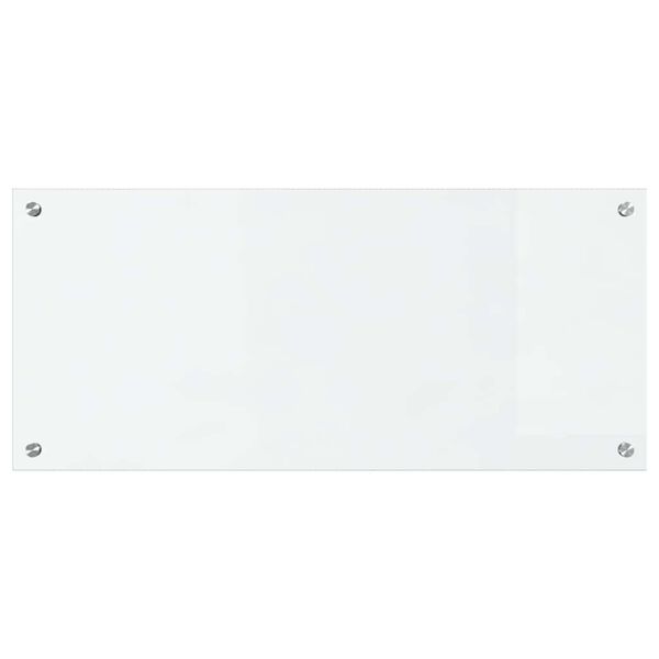 vidaXL Kjøkkenbakplate Gjennomsiktig 90 x 40 x 0,8 cm herdet glass