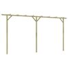 vidaXL Hagepergola 410x40x203 cm tre