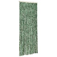 vidaXL Fluegardin grønn og hvit 100x230 cm chenille