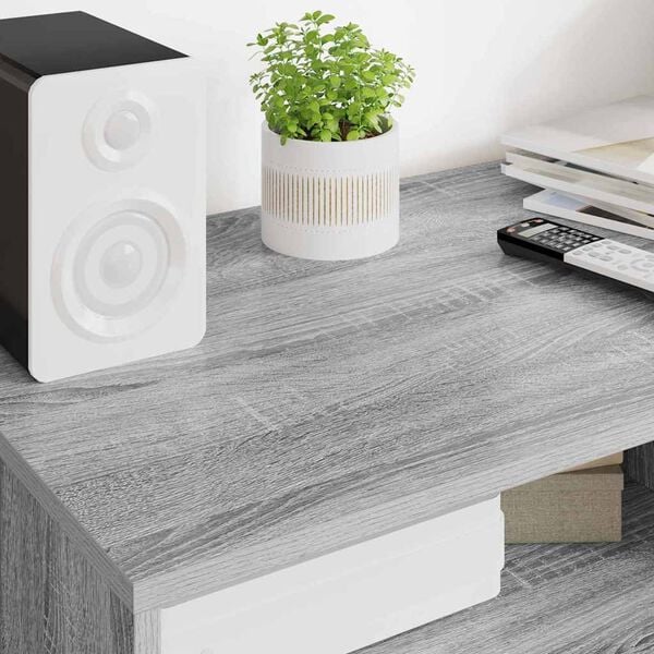 vidaXL TV-skap med skuff Gr&aring; Sonoma 100 x 48 x 43 cm Konstruert tre