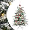 vidaXL Kunstig sammensatt juletre Hvit 120 cm PE og PVC